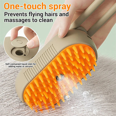 Groomly™ - Pet Steam Brush