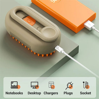 Groomly™ - Pet Steam Brush