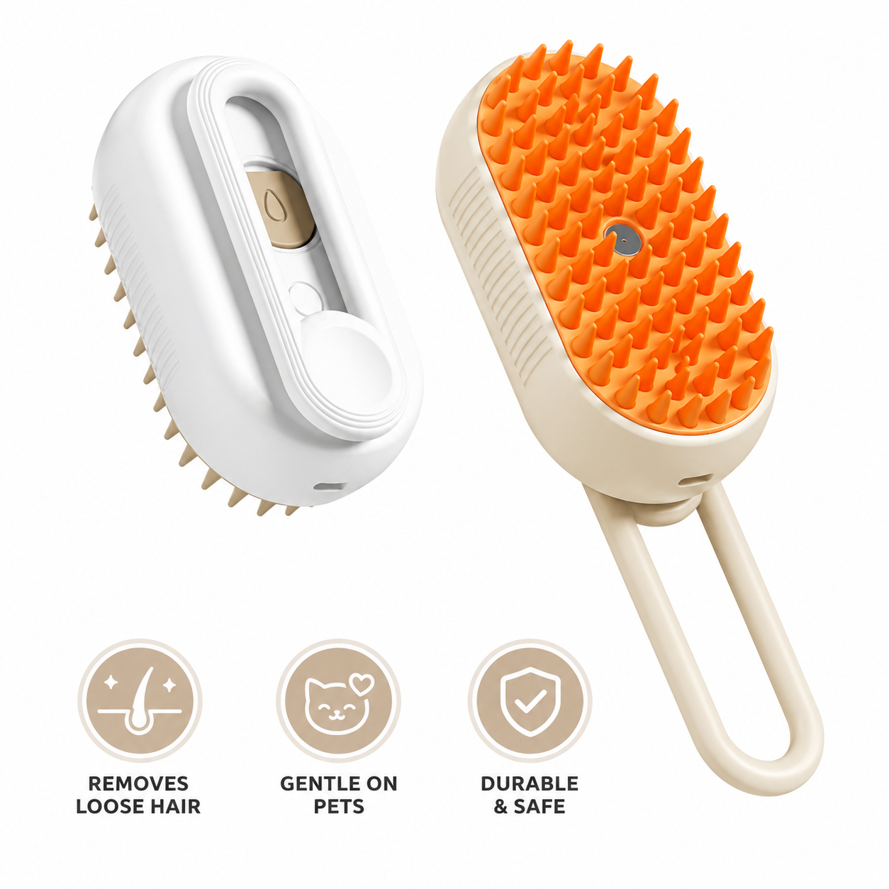 Groomly™ - Pet Steam Brush